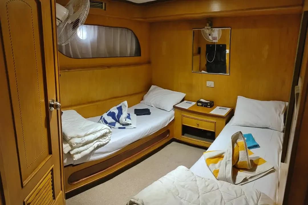 Twin Lower Deck Cabin